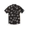 Volcom Lazy Dazey Short Sleeve Shirt In Black