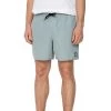 Volcom Lido Solid Trunk 16 Elasticated Boardshorts In Abyss