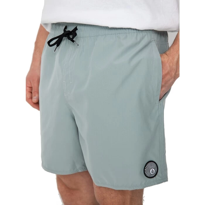 Volcom Lido Solid Trunk 16 Elasticated Boardshorts In Abyss 3 Volcom Lido Solid Trunk 16 Elasticated Boardshorts In Abyss - Image 3