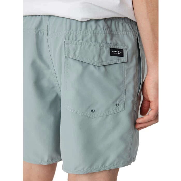 Volcom Lido Solid Trunk 16 Elasticated Boardshorts In Abyss 4 Volcom Lido Solid Trunk 16 Elasticated Boardshorts In Abyss - Image 4