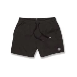 Volcom Lido Solid Trunk 16 Elasticated Boardshorts In Black 10 Volcom Lido Solid Trunk 16 Elasticated Boardshorts In Black -Volcom a2512306 blk b4