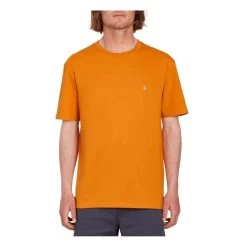 Volcom Stone Blanks Short Sleeve T-Shirt In Saffron