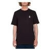 Volcom Iconic Stone Short Sleeve T-Shirt In Black