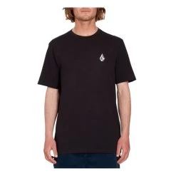 Volcom Iconic Stone Short Sleeve T-Shirt In Black