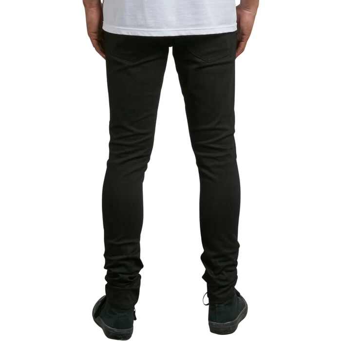 Volcom 2X4 Tapered Jeans In Ink Black 2 Volcom 2X4 Tapered Jeans In Ink Black - Image 2