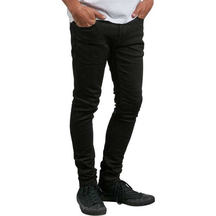 Volcom 2X4 Tapered Jeans In Ink Black 3 Volcom 2X4 Tapered Jeans In Ink Black - Image 3