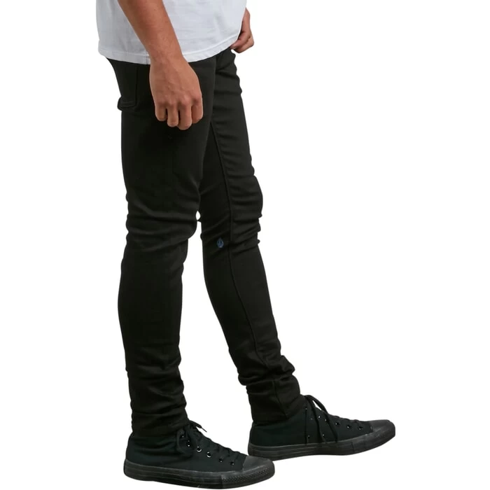 Volcom 2X4 Tapered Jeans In Ink Black 4 Volcom 2X4 Tapered Jeans In Ink Black - Image 4