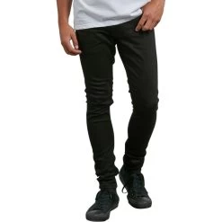 Volcom 2X4 Tapered Jeans In Ink Black