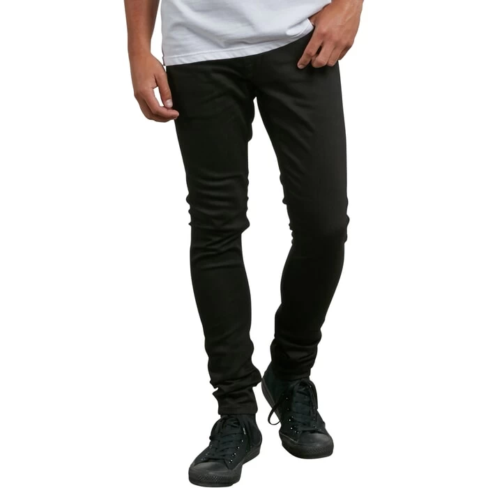 Volcom 2X4 Tapered Jeans In Ink Black 1 Volcom 2X4 Tapered Jeans In Ink Black