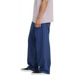 Volcom Billow Pant Jeans In Oliver Mid Blue -Volcom volcom billow pant relaxed fit jeans oliver mid blue a1932050 omb b4 j28haawmbimuwcmw