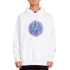 Volcom Coral Morph Coral Morph Pullover Hoody In White