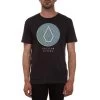 Volcom Cracked Short Sleeve T-Shirt In Black