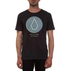 Volcom Cracked Short Sleeve T-Shirt In Black