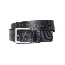 Volcom Darien Leather Belt In Black