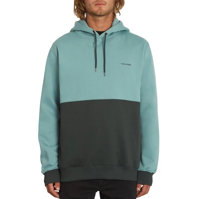 Volcom Divided Pullover Hoody In Fern 1 Volcom Divided Pullover Hoody In Fern