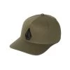 Volcom Embossed Stone Flat Peak Cap In Old Mill