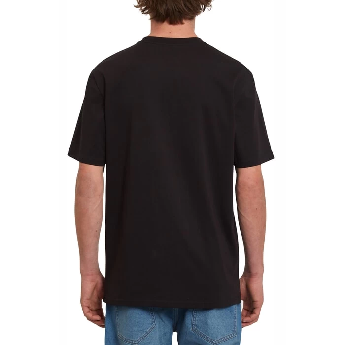 Volcom Euro Short Sleeve T-Shirt In Black 2 Volcom Euro Short Sleeve T-Shirt In Black - Image 2