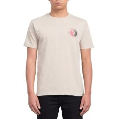 Volcom Find Short Sleeve T-Shirt In Oatmeal