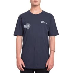 Volcom Free Short Sleeve T-Shirt In Navy