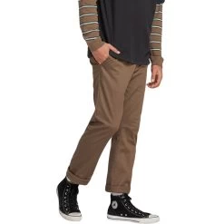 Volcom Frickin Modern Stretch Chino Trousers In Mushroom -Volcom volcom frickin modern chino trousers mushroom a1131807 msh b4 rtvng19dagw4ffvu