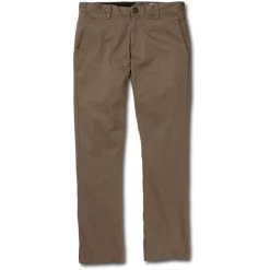 Volcom Frickin Modern Stretch Chino Trousers In Mushroom