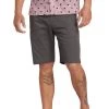 Volcom Frickin Modern Stretch 21 Shorts In Charcoal Heather