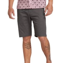 Volcom Frickin Modern Stretch 21 Shorts In Charcoal Heather