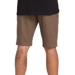 Volcom Frickin Modern Stretch 21 Shorts In Mushroom -Volcom volcom frickin modern stretch 21 shorts mushroom a0912300 msh b2 glatec0ocbcylyxt