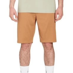 Volcom Frickin Modern Stretch 21 Shorts In Tobacco