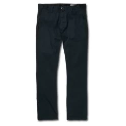 Volcom Frickin Modern Stretch Chino Trousers In Dark Navy