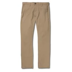 Volcom Frickin Modern Stretch Chino Trousers In Khaki