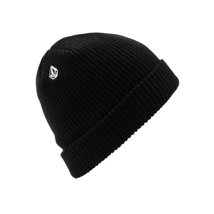 Volcom Full Stone Beanie In Black 1 Volcom Full Stone Beanie In Black