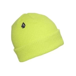 Volcom Full Stone Beanie In Lime