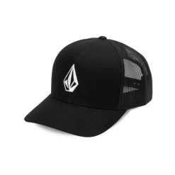 Volcom Full Stone Cheese Curved Peak Cap In Black