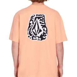 Volcom Guano Short Sleeve T-Shirt In Peach Bud -Volcom volcom guano short sleeve t shirt peach bud a4312314 pcb b2 dz40kwhdvn23voco