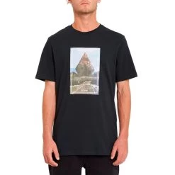 Volcom Hand Stone Short Sleeve T-Shirt In Black