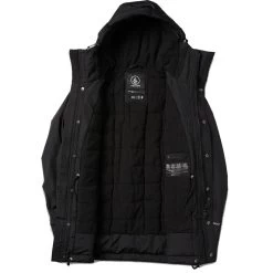 Volcom Hawstone 5K Parka Jacket In Black -Volcom volcom hawstone 5k parka jacket black a1731903 blk b3 ucaubqhvf53yyjxe