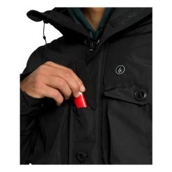 Volcom Hawstone 5K Parka Jacket In Black -Volcom volcom hawstone 5k parka jacket black a1731903 blk b7 kjueaxymmrjs8fmv