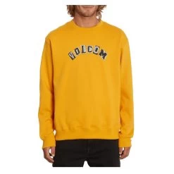 Volcom Hi School Crew Sweatshirt In Sunburst