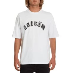 Volcom Hi School Short Sleeve T-Shirt In White