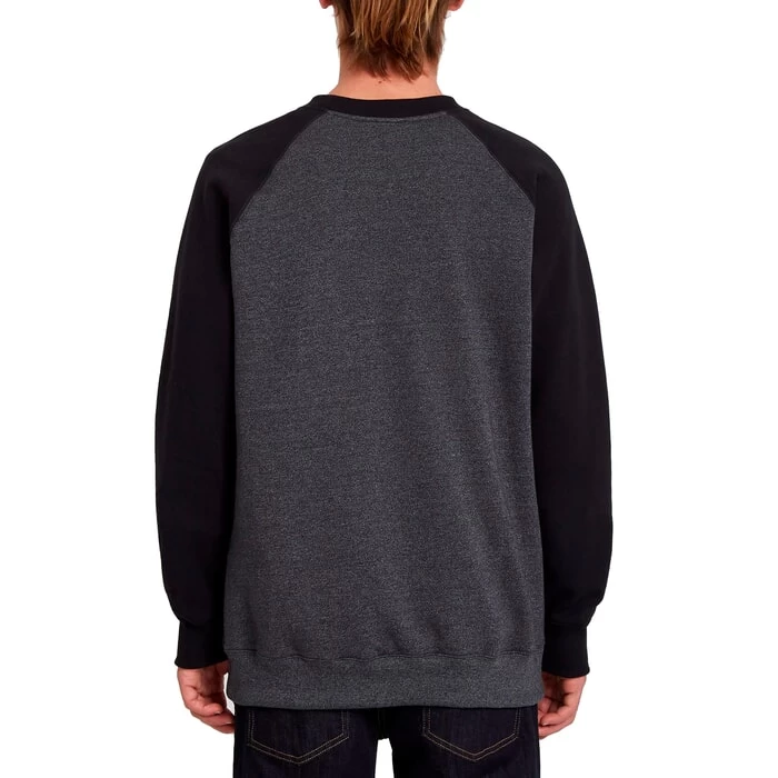 Volcom Homak Crew Sweatshirt In Heather Grey 2 Volcom Homak Crew Sweatshirt In Heather Grey - Image 2