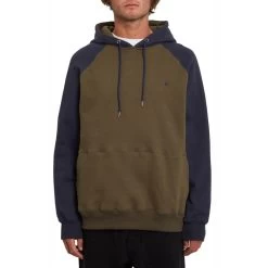 Volcom Homak Pullover Hoody In Navy