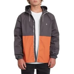 Volcom Howard Hooded Shell Jacket In Burnt Orange -Volcom volcom howard hooded jacket burnt orange a1511911 bor b3 necagbtapbxdze2h