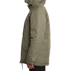 Volcom Interzone 5K Parka Jacket In Army Green Combo -Volcom volcom interzone 5k parka jacket army green combo a1731912 arc b6 oupja28r5v4lmoyc
