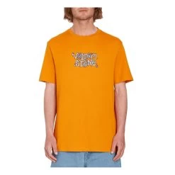 Volcom J Hager In Type Short Sleeve T-Shirt In Saffron