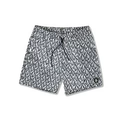 Volcom J Hager Trunk 17 Elasticated Boardshorts In White -Volcom volcom j hager trunk 17 elasticated boardshorts white a2512303 wht b4