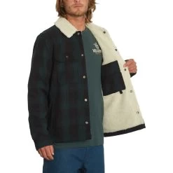 Volcom Keaton Jacket In Plaid -Volcom volcom keaton jacket plaid a1732203 pld b2 fv5ulbc1mgybvkvy
