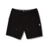 Volcom Lido Solid Mod 18 Boardshorts In Black