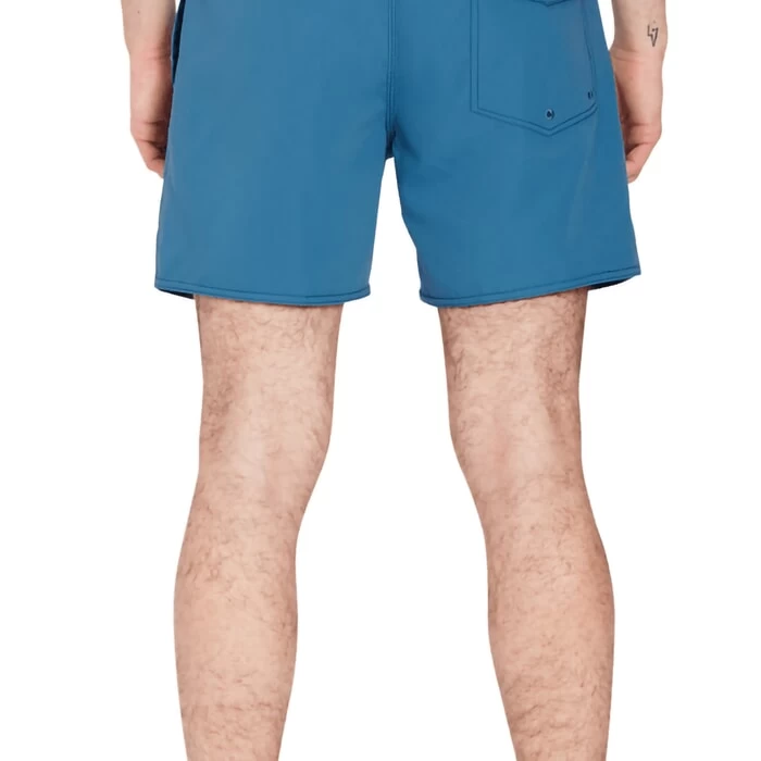 Volcom Lido Solid Trunk 16 Elasticated Boardshorts In Aged Indigo 2 Volcom Lido Solid Trunk 16 Elasticated Boardshorts In Aged Indigo - Image 2