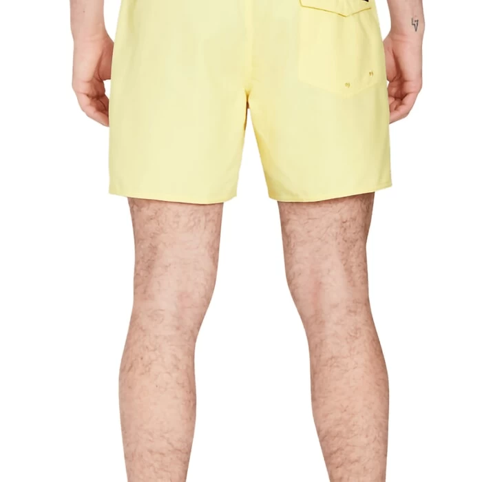 Volcom Lido Solid Trunk 16 Elasticated Boardshorts In Dawn Yellow 3 Volcom Lido Solid Trunk 16 Elasticated Boardshorts In Dawn Yellow - Image 3
